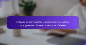 Словари для путешественников: полезные фразы, культурные особенности, легкость общения